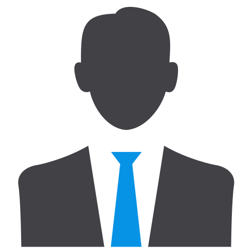 Placeholder silhouette avatar of a person in a suit and tie
